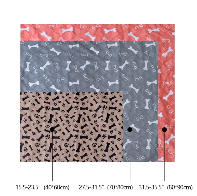 Hygienische, saugfähige und waschbare Hundematte für Hunde und Welpen