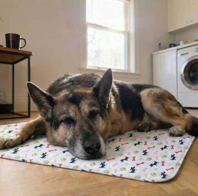 Hygienische, saugfähige und waschbare Hundematte für Hunde und Welpen