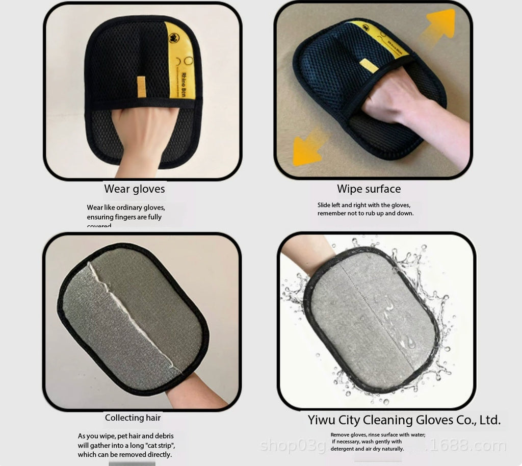 Magischer Elektrostatischer Handschuh – Entfernt Tierhaare im Handumdrehen!