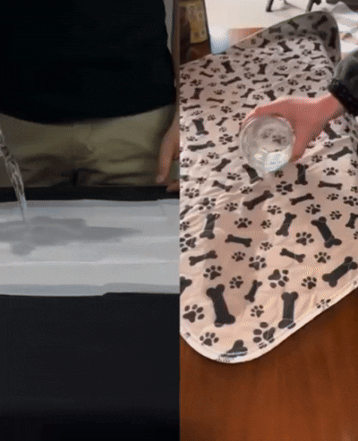 Hygienische, saugfähige und waschbare Hundematte für Hunde und Welpen